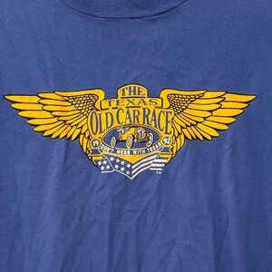 Don't Mess with Texas Vintage T-shirt - Mens XL Blue